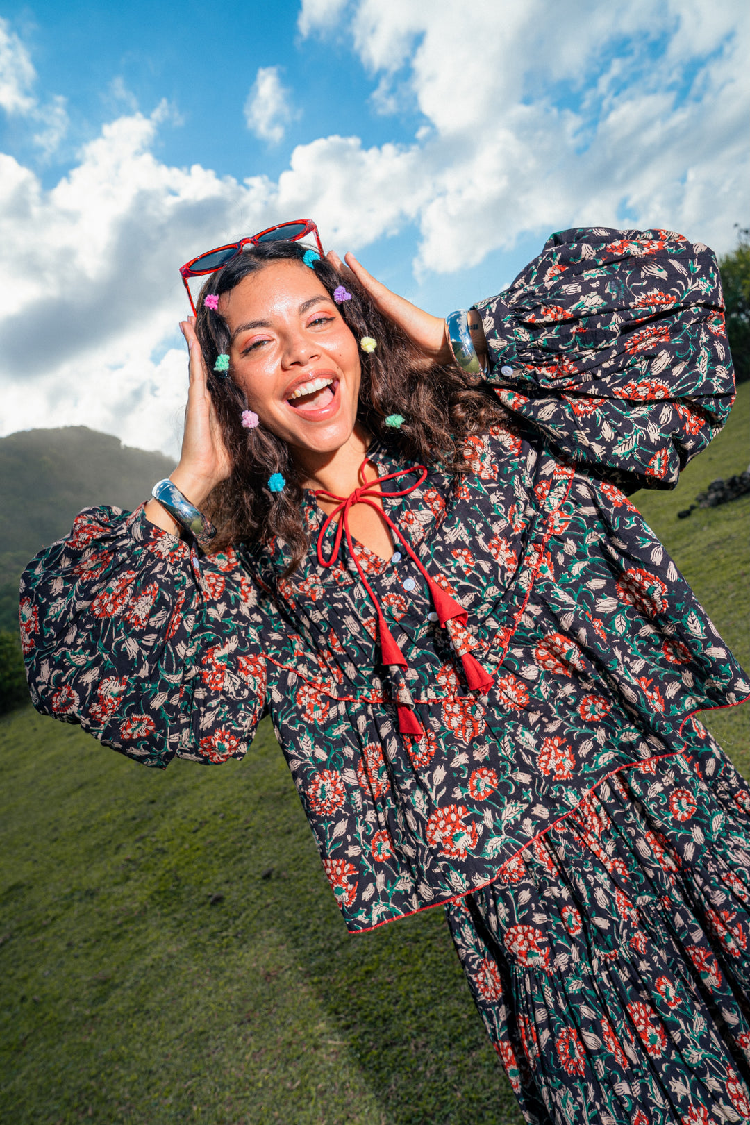 TARA IN INDIAN BLOCK PRINTS