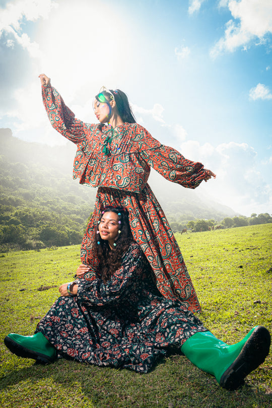 TARA IN INDIAN BLOCK PRINTS